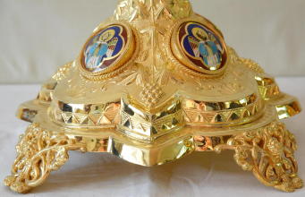 Ornate French Antique Gothic Silver Monstrance